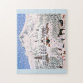 樹木限界線ロッジのパズル ジグソーパズル (縦)