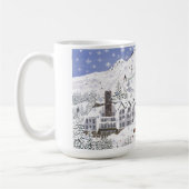 樹木限界線ロッジ コーヒーマグカップ (左)