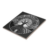 樹木陶磁器タイル タイル (側面)