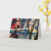 樹木 カード (黄色い花)