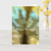 樹木 カード (黄色い花)