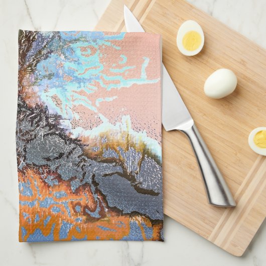 樹木 キッチンタオル (四つ折り)