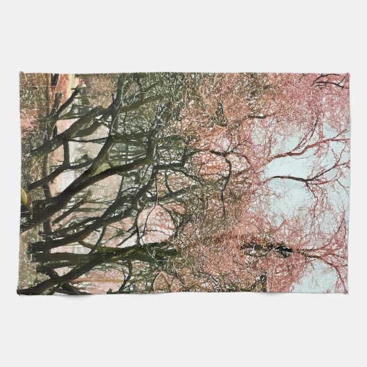 樹木 キッチンタオル (横)