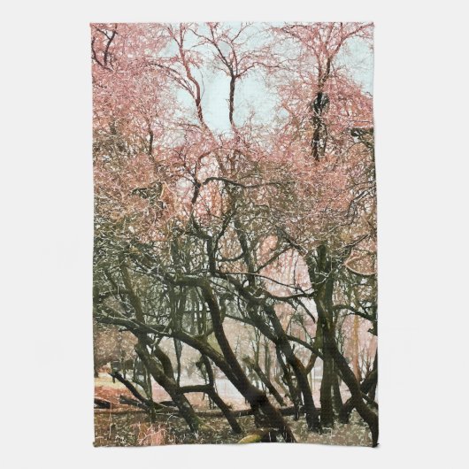 樹木 キッチンタオル (縦)
