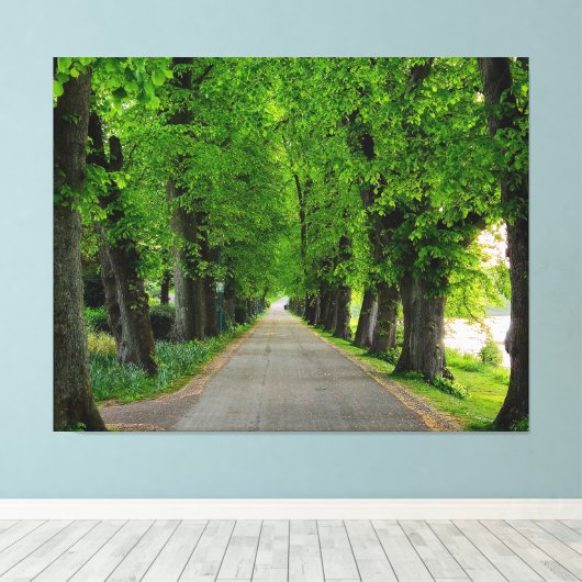 樹木 キャンバスプリント (インサイチュ (ウッドフロア))