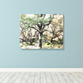 樹木 キャンバスプリント (インサイチュ (ウッドフロア))