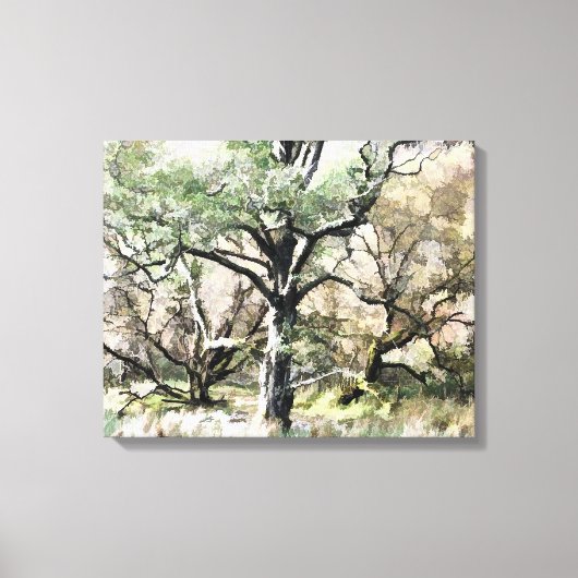樹木 キャンバスプリント (正面)