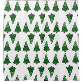 樹木 シャワーカーテン (正面)