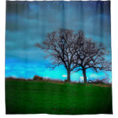 樹木 シャワーカーテン (正面)