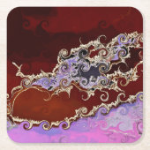 樹木 スクエアペーパーコースター (正面)