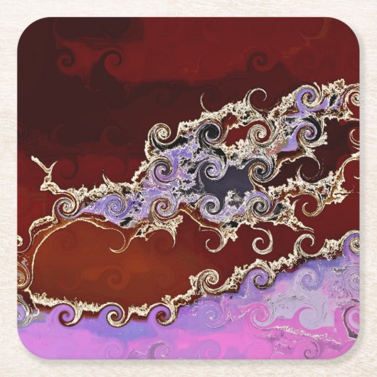 樹木 スクエアペーパーコースター (正面)