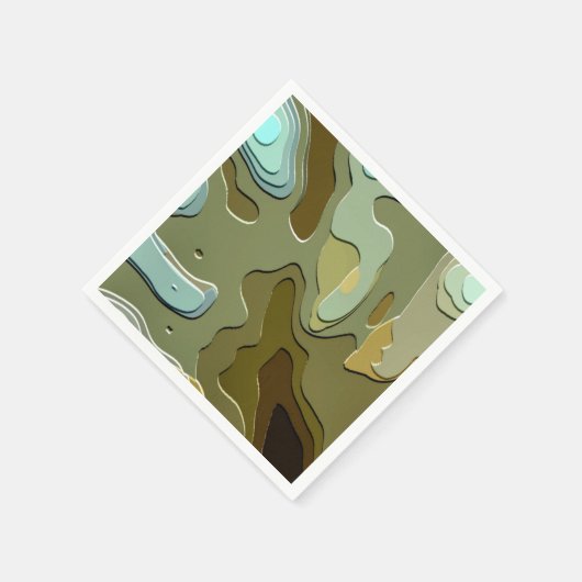 樹木 スタンダードカクテルナプキン (角)