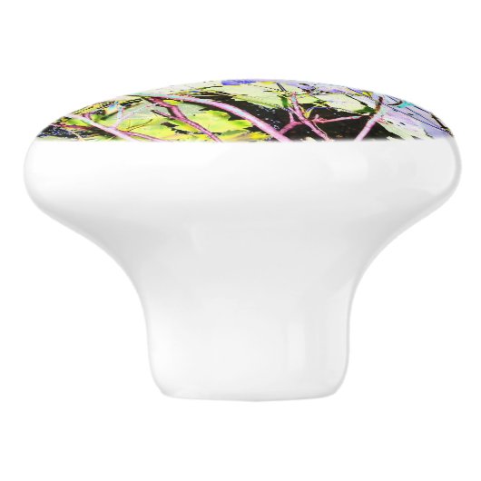 樹木 セラミックノブ (側面)