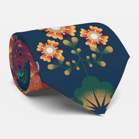 樹木 ネクタイ (ロール)