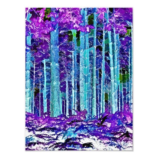 樹木 フォトプリント            (正面)