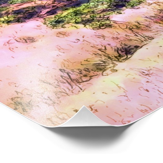 樹木 フォトプリント            (角)