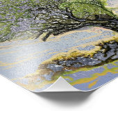 樹木 フォトプリント            (角)