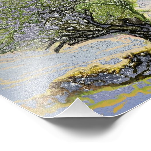 樹木 フォトプリント            (角)