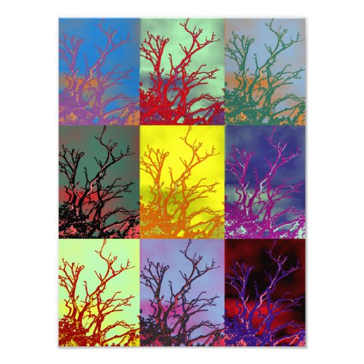 樹木 フォトプリント            (正面)