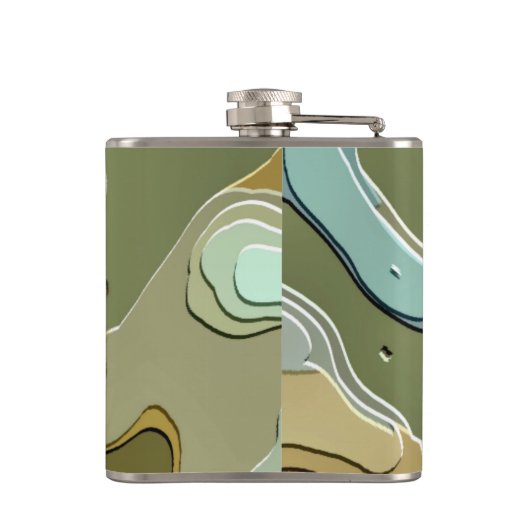 樹木 フラスク (裏面)