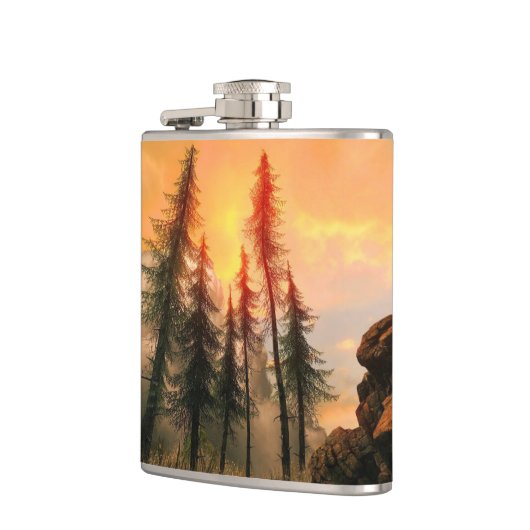 樹木 フラスク (左)