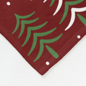 樹木 フリースブランケット (角)