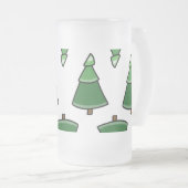 樹木 フロストグラスビールジョッキ (正面右)