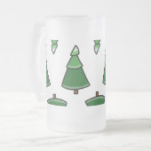 樹木 フロストグラスビールジョッキ (正面左)