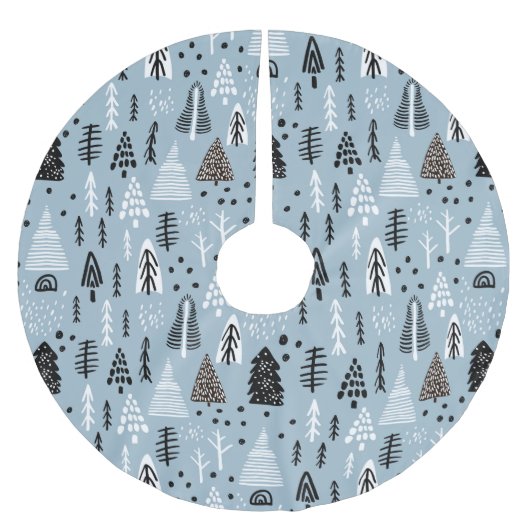 樹木 ブラッシュドポリエステルツリースカート (正面)