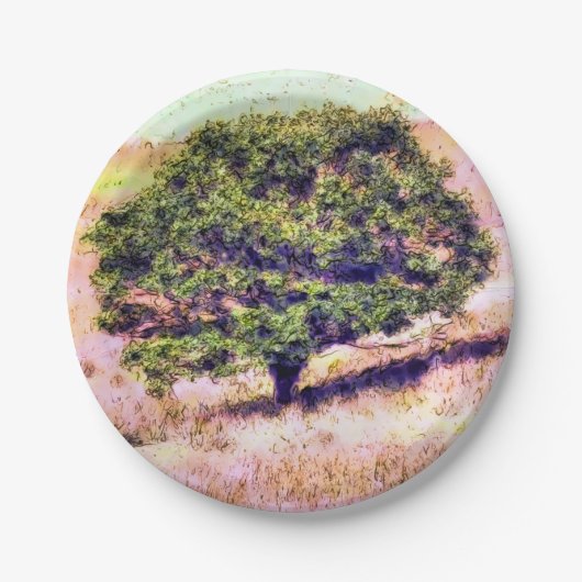 樹木 ペーパープレート (正面)