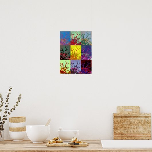 樹木 ポスター (キッチン)