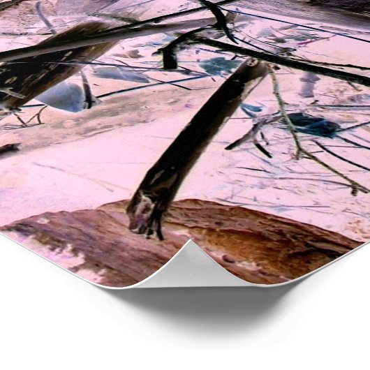 樹木 ポスター (角)