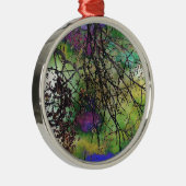 樹木 メタルオーナメント (右)
