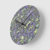 樹木 ラウンド壁時計 (傾斜)