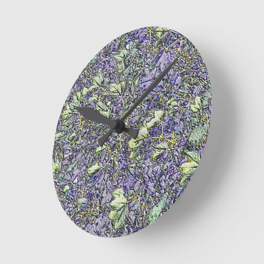 樹木 ラウンド壁時計 (傾斜)