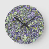 樹木 ラウンド壁時計 (正面)