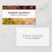 樹木 | 写真変動 名刺 (正面/裏面)