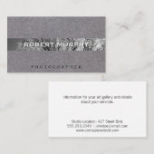 樹木 |写真 |リネンの背景 名刺 (正面/裏面)