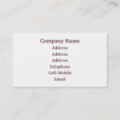 樹木 名刺 (裏面)