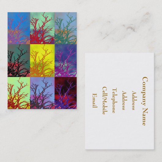 樹木 名刺 (正面/裏面)