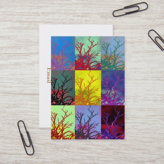 樹木 名刺 (正面/裏面インサイチュ)