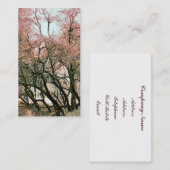 樹木 名刺 (正面/裏面)