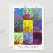 樹木 招待状 (正面)