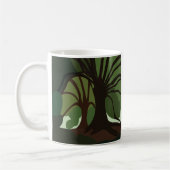 樹木 植物学 自然 コーヒーマグカップ (左)