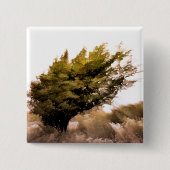 樹木 缶バッジ (正面)