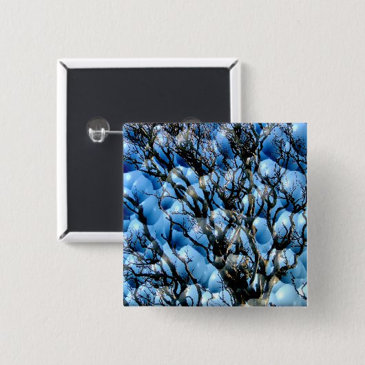 樹木 缶バッジ (正面&裏面)