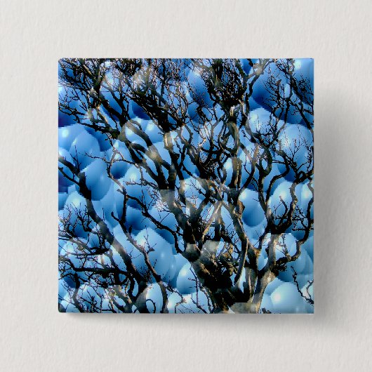 樹木 缶バッジ (正面)