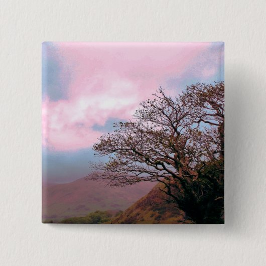 樹木 缶バッジ (正面)