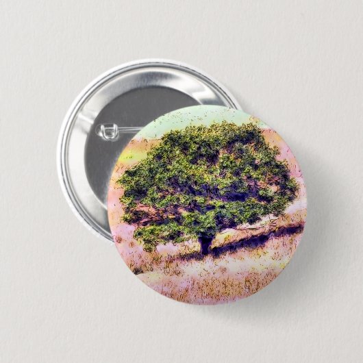 樹木 缶バッジ (正面&裏面)