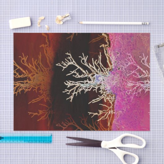 樹木 薄葉紙 (クラフト)